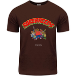 Rarebreeds ‘Junkyard Gang' T-Shirt - Dark Mocha